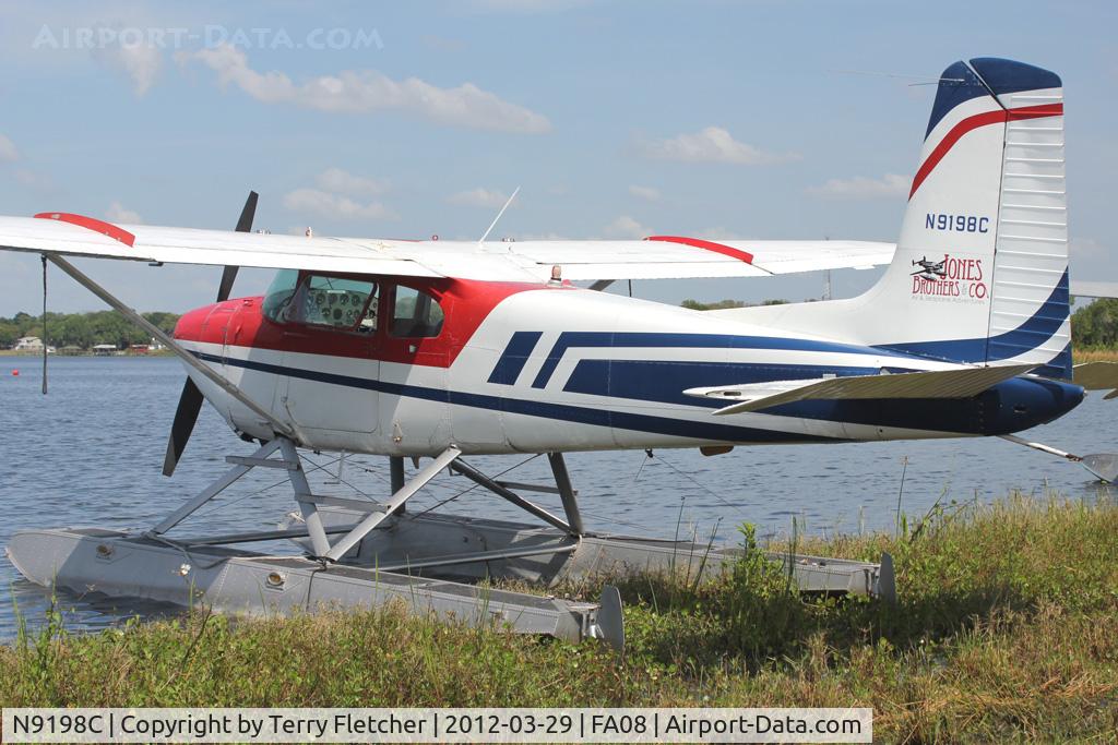 N9198C, 1954 Cessna 180 C/N 31297, at 2012 Sun N Fun Splash-In at Lake Agnes