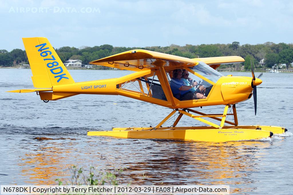 N678DK, Aeroprakt A-22LS Valor C/N 049, at 2012 Sun N Fun Splash-In at Lake Agnes