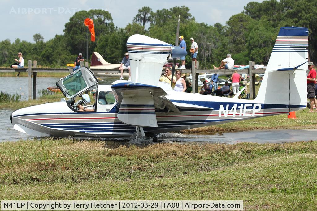 N41EP, 1982 Consolidated Aeronautics Inc. Lake LA-4-200 C/N 1083, at 2012 Sun N Fun Splash-In at Lake Agnes