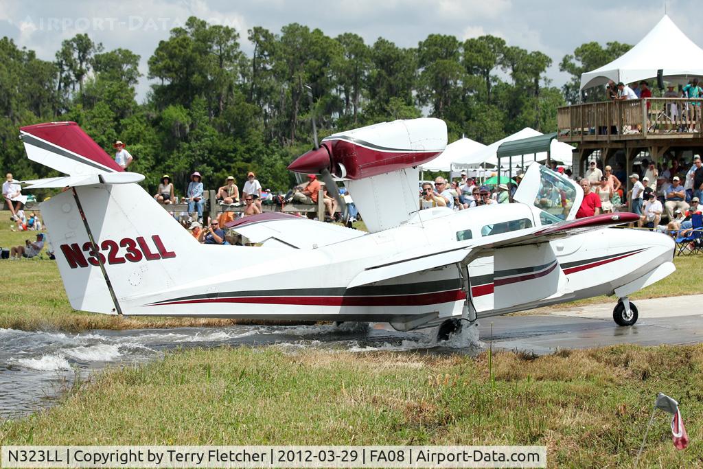 N323LL, 1984 Aerofab Inc Lake LA-4-250 C/N 7, at 2012 Sun N Fun Splash-In at Lake Agnes