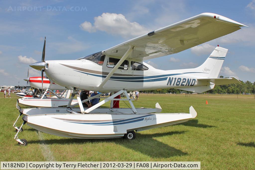 N182ND, 1998 Cessna 182S Skylane C/N 18280094, at 2012 Sun N Fun Splash-In at Lake Agnes