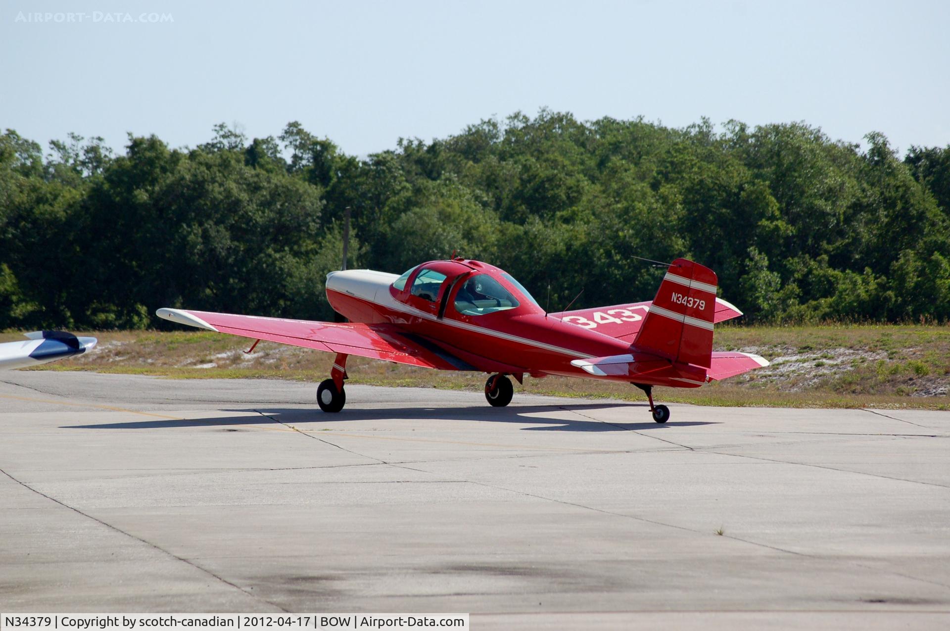 N34379, 1956 Meyers MAC-145 C/N 222, 1956 Meyers MAC-145 N34379 at Bartow Municipal Airport, Bartow, FL