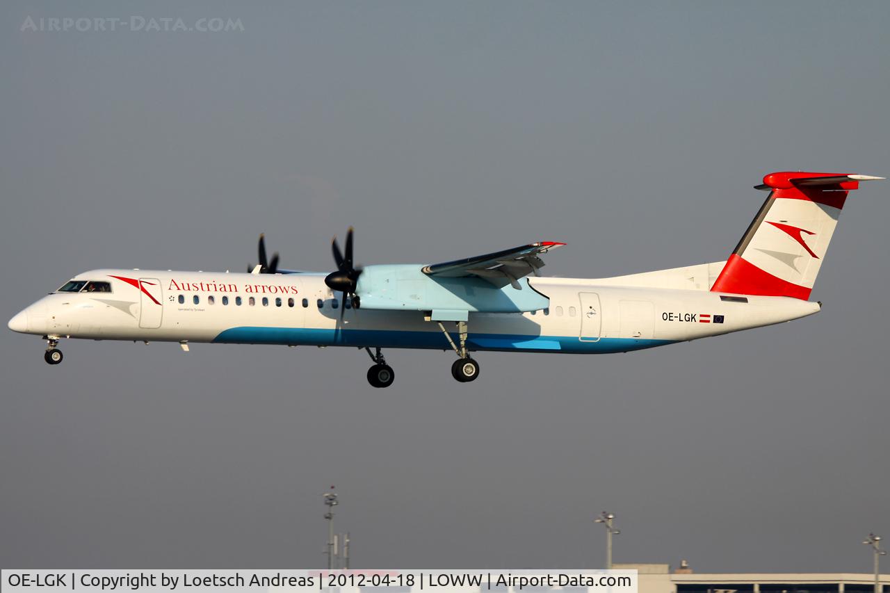 OE-LGK, 2009 De Havilland Canada DHC-8-402Q Dash 8 C/N 4280, named 