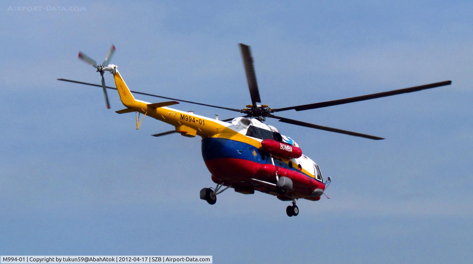 M994-01, Mil Mi-17-1V Hip C/N 458M01, Malaysian Fire and Rescue Dept (BOMBA)