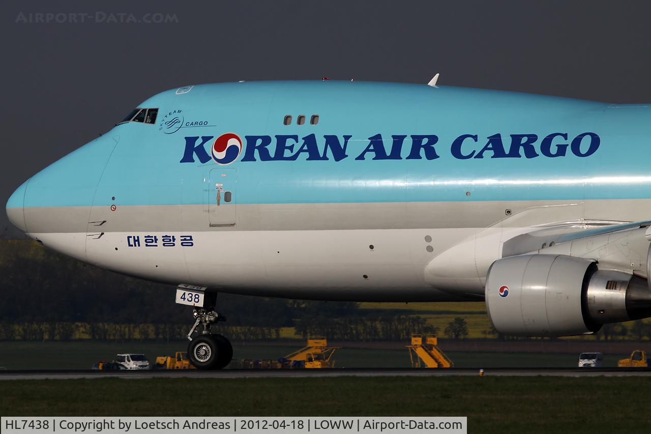 HL7438, 2003 Boeing 747-4B5ERF C/N 33515, KE541 From: Seoul Incheon (ICN) Via: Vienna Schwechat (VIE) To: Oslo Gardermoen (OSL)