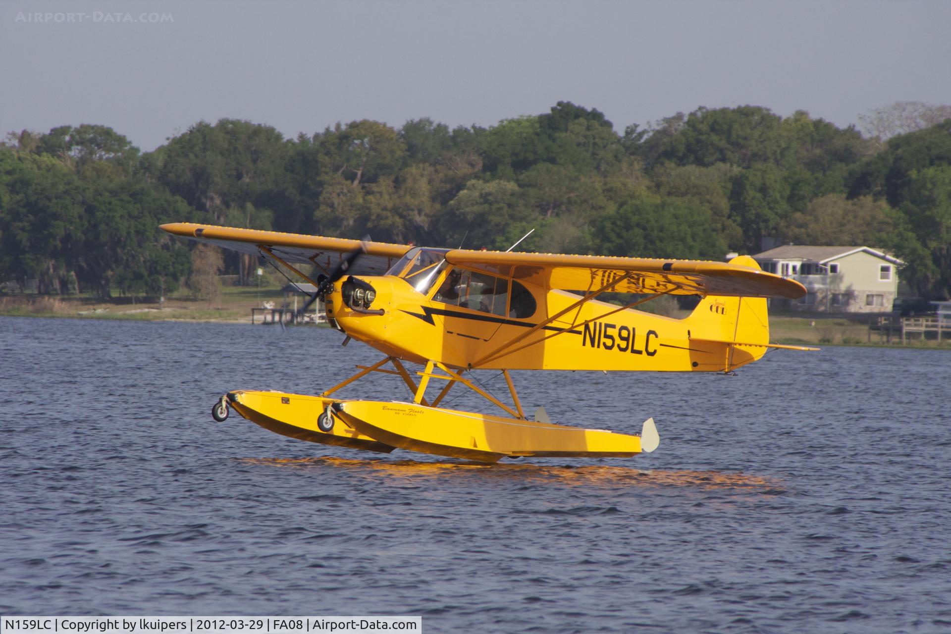 N159LC, American Legend AL3 C/N AL-1159, landing on Lake Agnes at the Splash in 2012