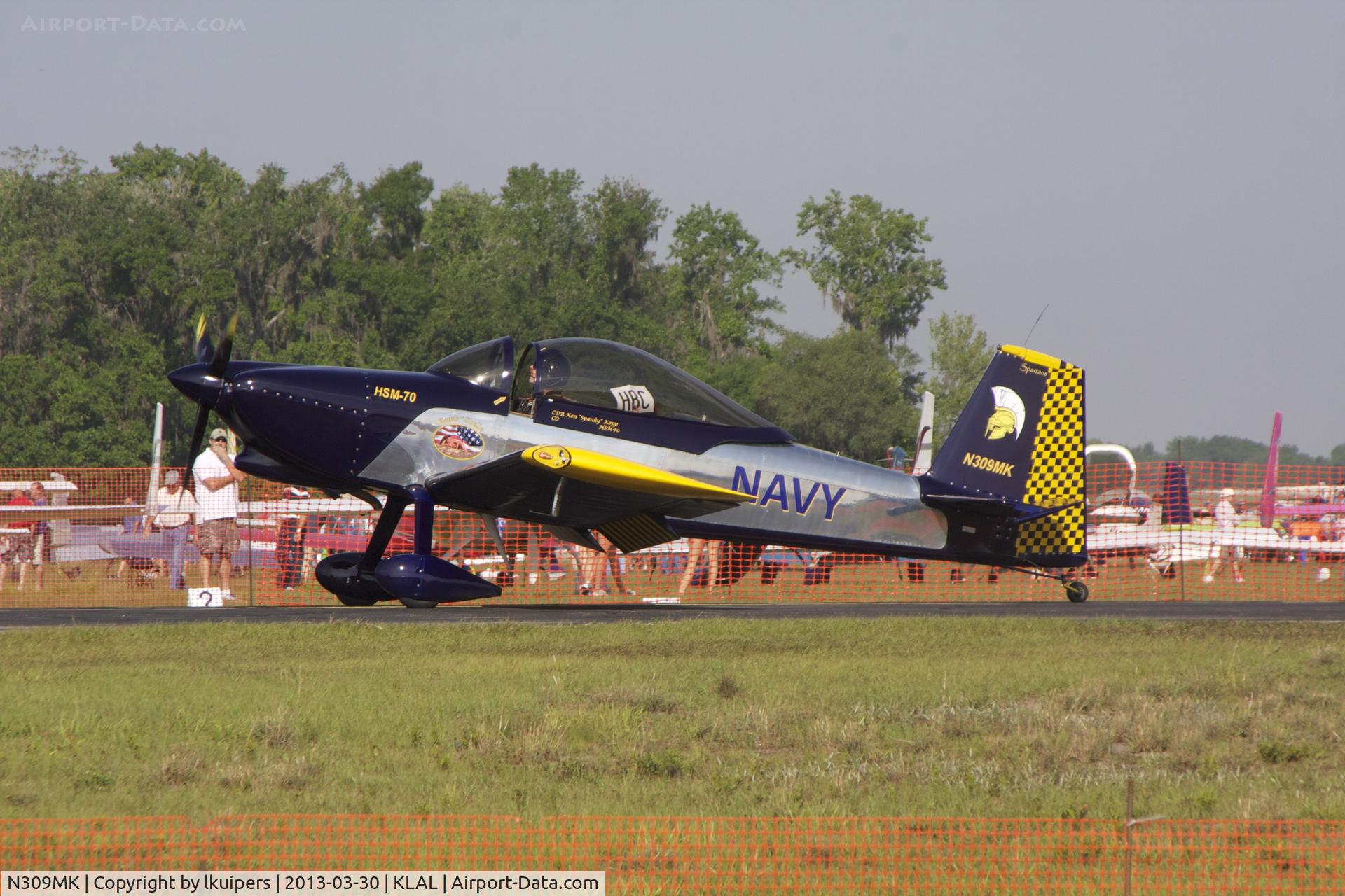 N309MK, Vans RV-8 C/N 82905, At Sun 'n Fun 2012