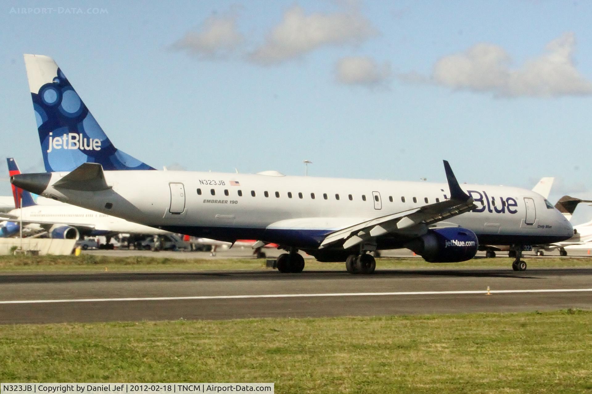 N323JB, Embraer ERJ-190-100 IGW 190AR C/N 19000384, N323JB