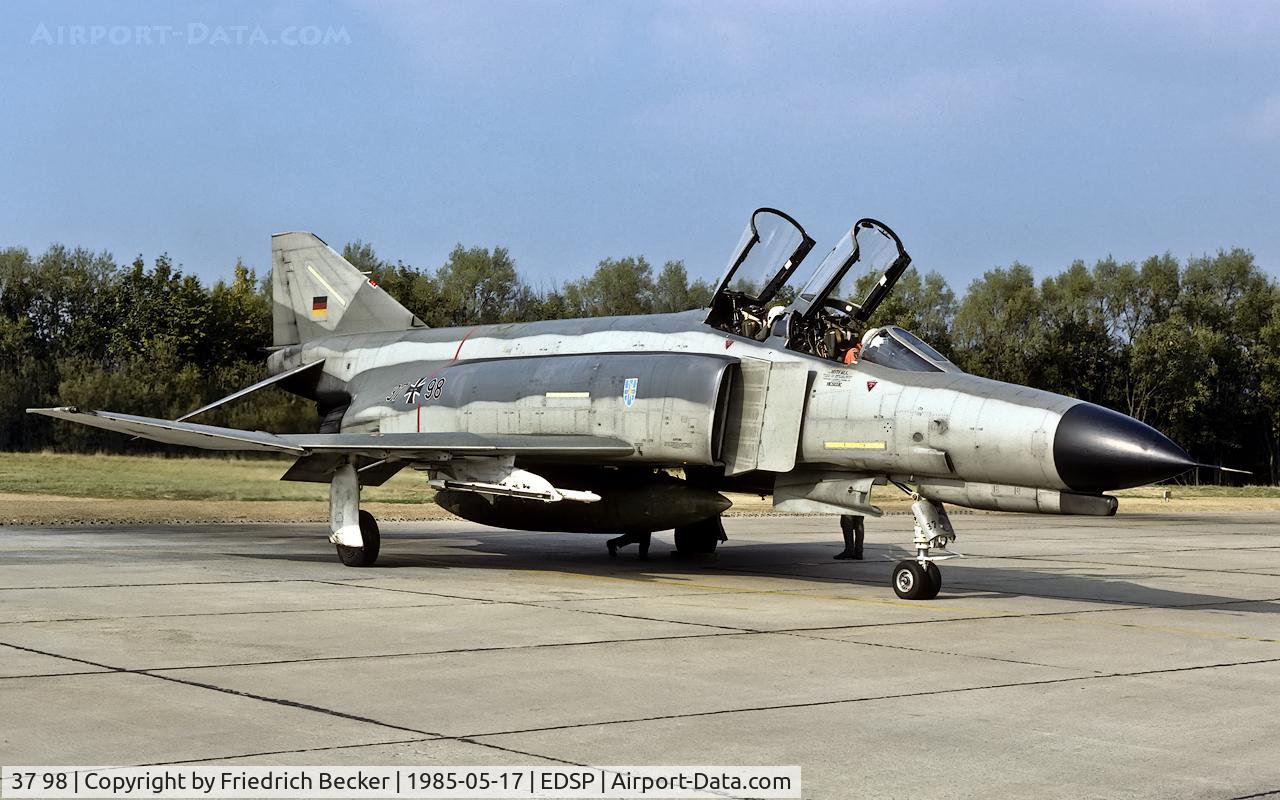 37 98, 1974 McDonnell Douglas F-4F Phantom II C/N 4599, last chance at Fliegerhorst Pferdsfeld