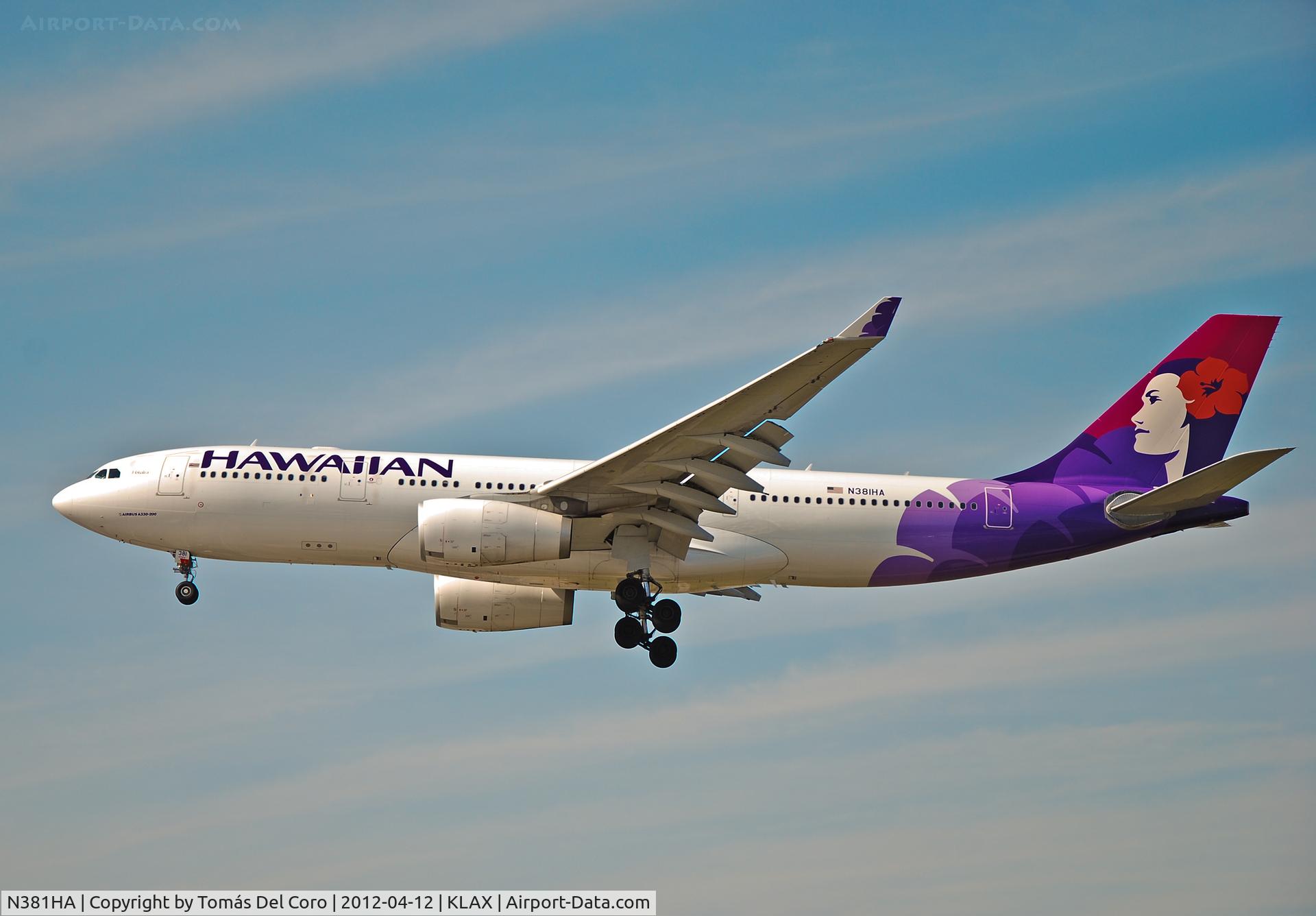 N381HA, 2010 Airbus A330-243 C/N 1114, N381HA Hawaiian Air Airbus A330-243 / 381 (cn 1114) 