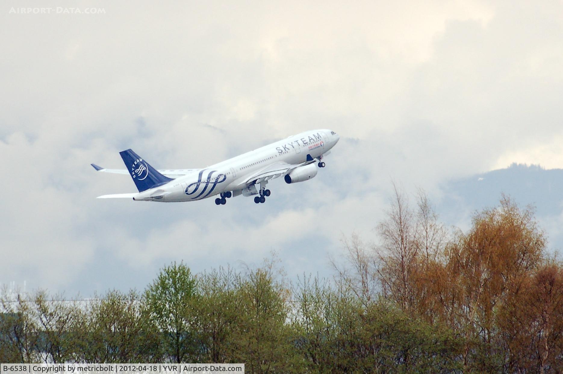 B-6538, 2011 Airbus A330-243 C/N 1267, MU582 to Shanghai