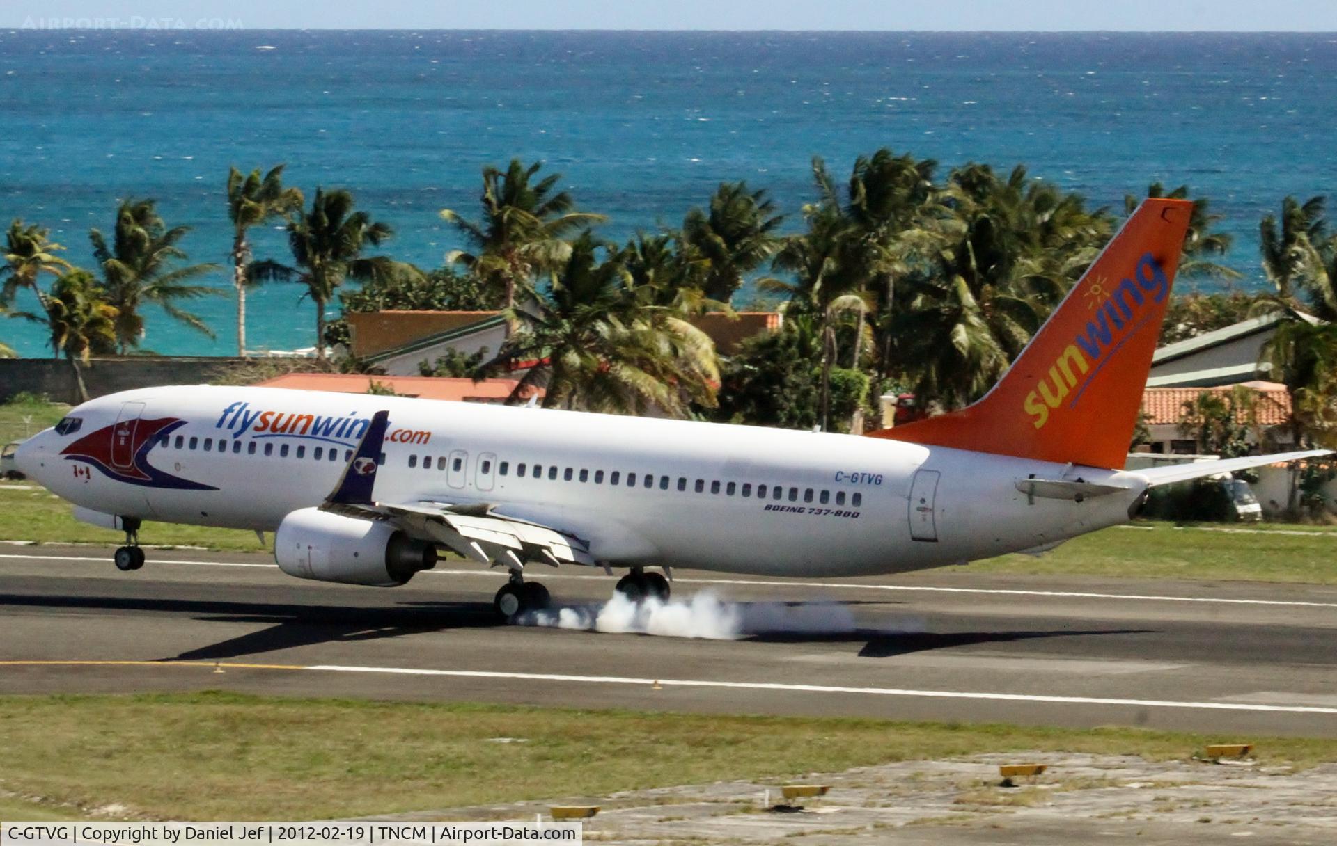 C-GTVG, 2007 Boeing 737-8Q8 C/N 30719, C-GTVG