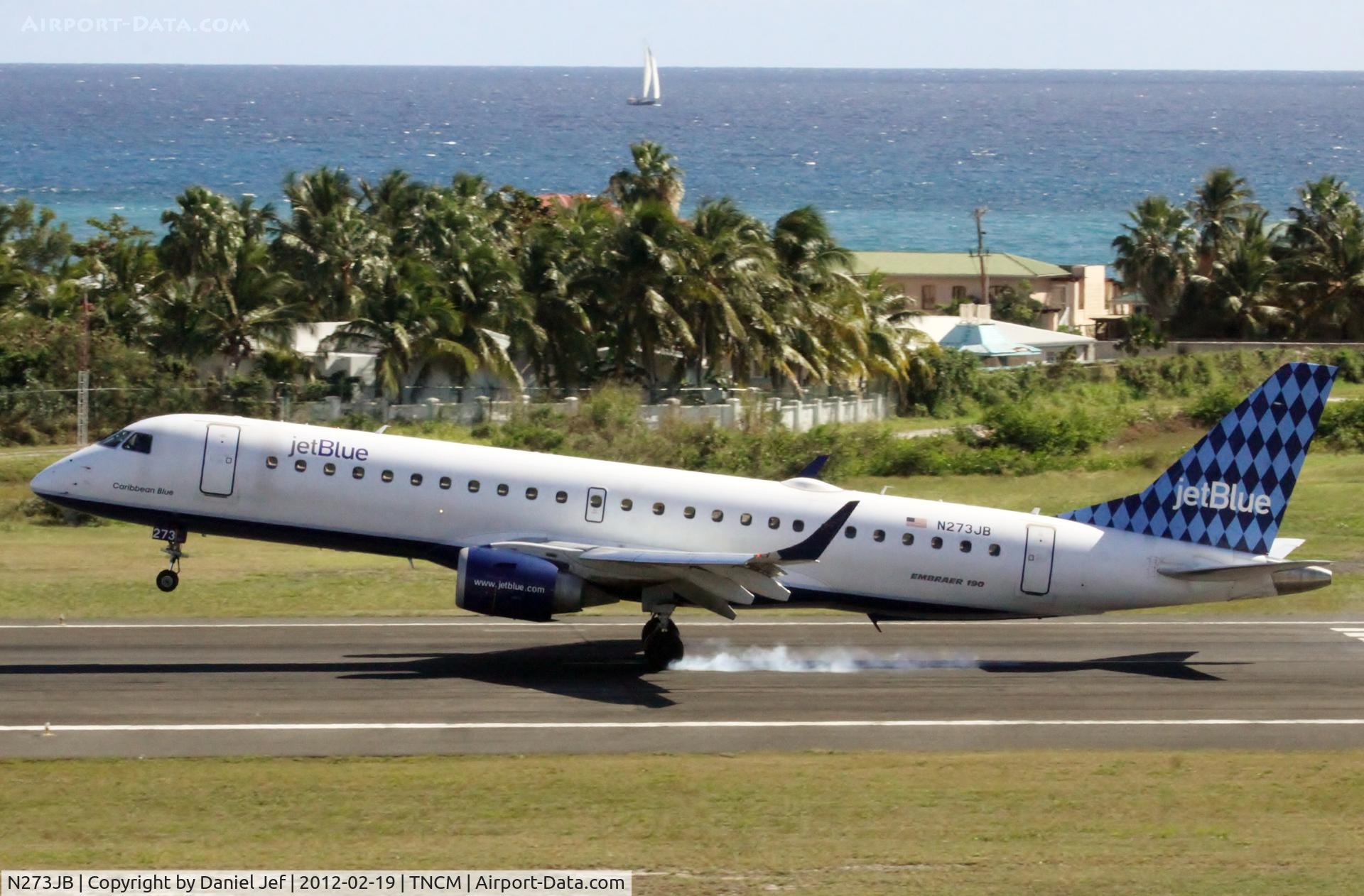 N273JB, 2007 Embraer ERJ-190-100 IGW 190AR C/N 19000073, N273JB