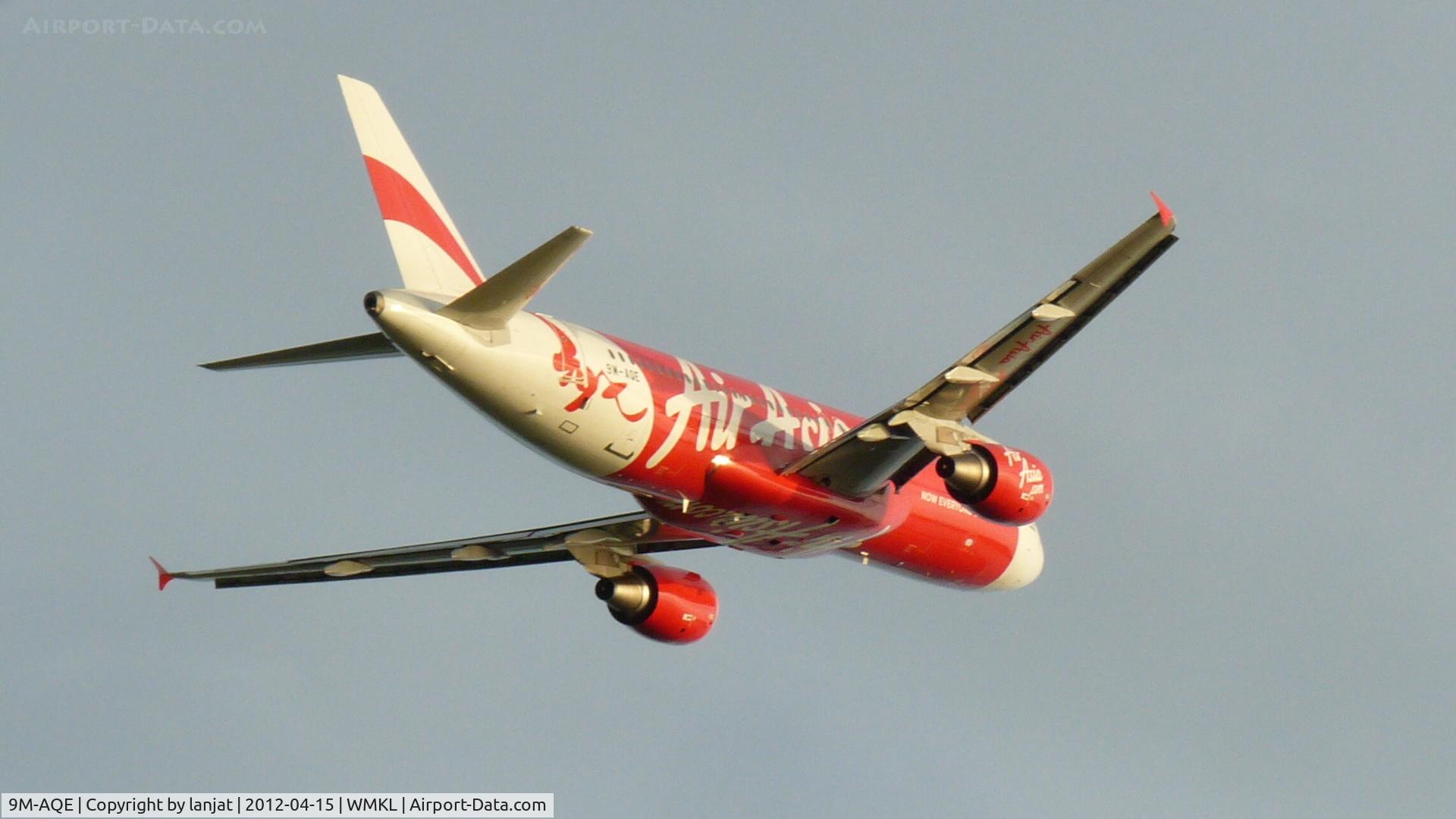 9M-AQE, 1993 Airbus A320-212 C/N 0419, Taking off