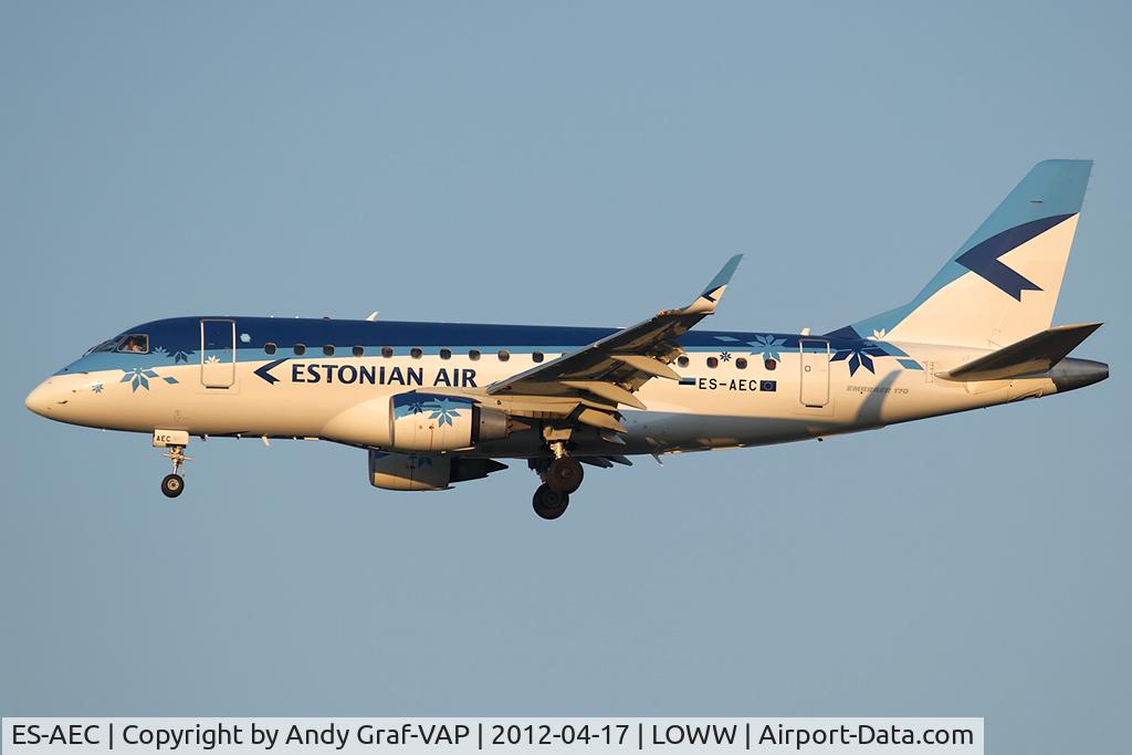 ES-AEC, 2005 Embraer 170LR (ERJ-170-100LR) C/N 17000107, Estonian Air EMB170