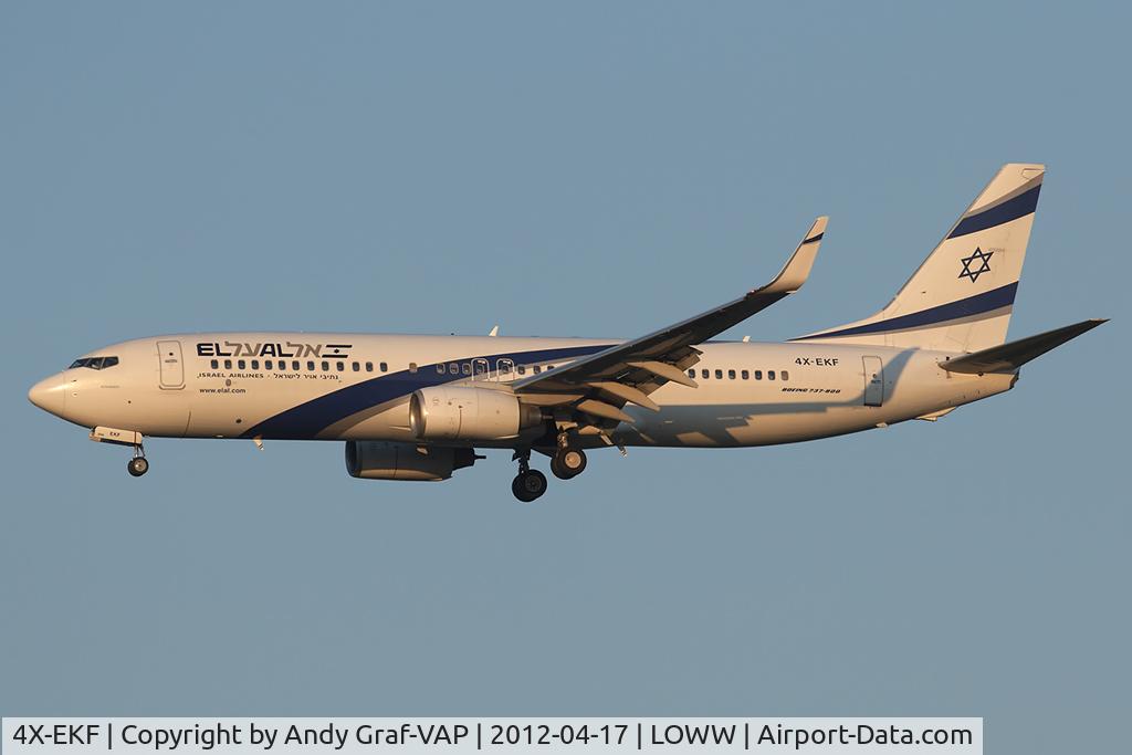 4X-EKF, 2008 Boeing 737-8HX C/N 29638, El Al 737-800