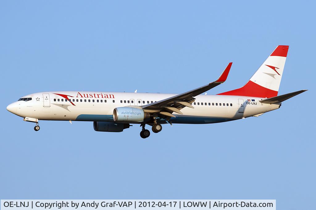 OE-LNJ, 1998 Boeing 737-8Z9 C/N 28177, Austrian Airlines 737-800