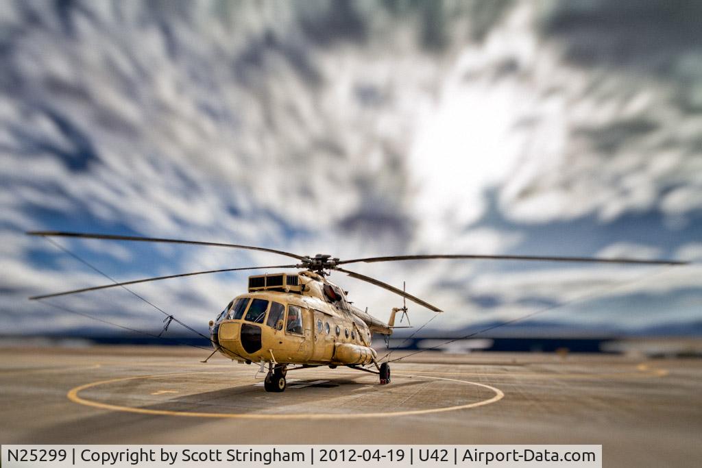 N25299, Mil MI-17 C/N 108M01, engine problems and she landed at South Valley Airport #2