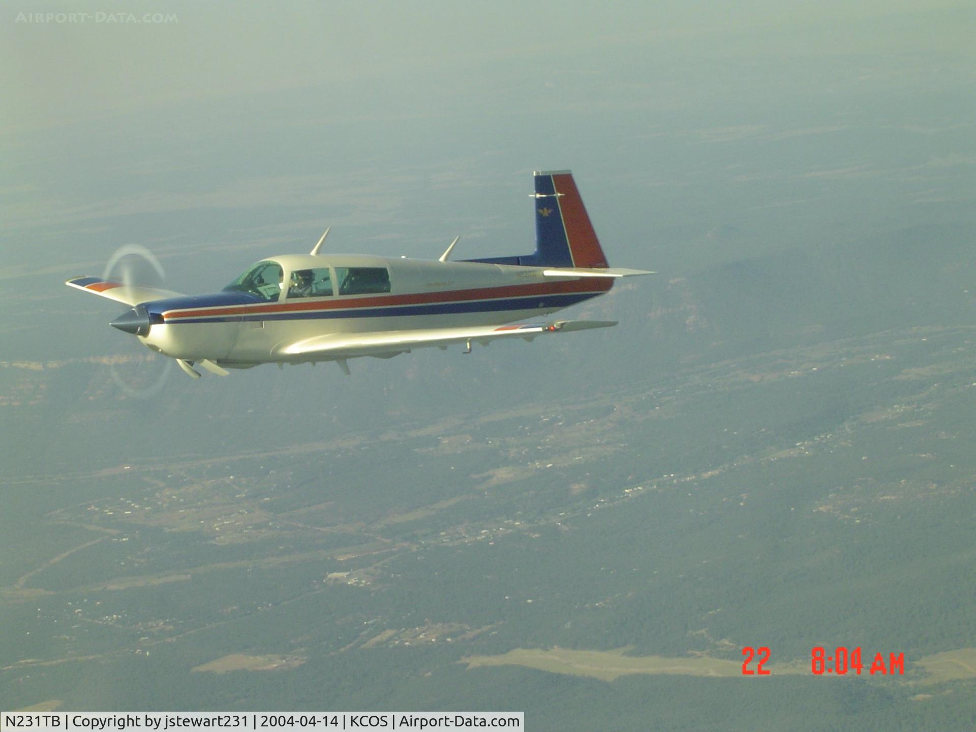N231TB, 1979 Mooney M20K C/N 25-0235, Formation in Colorado