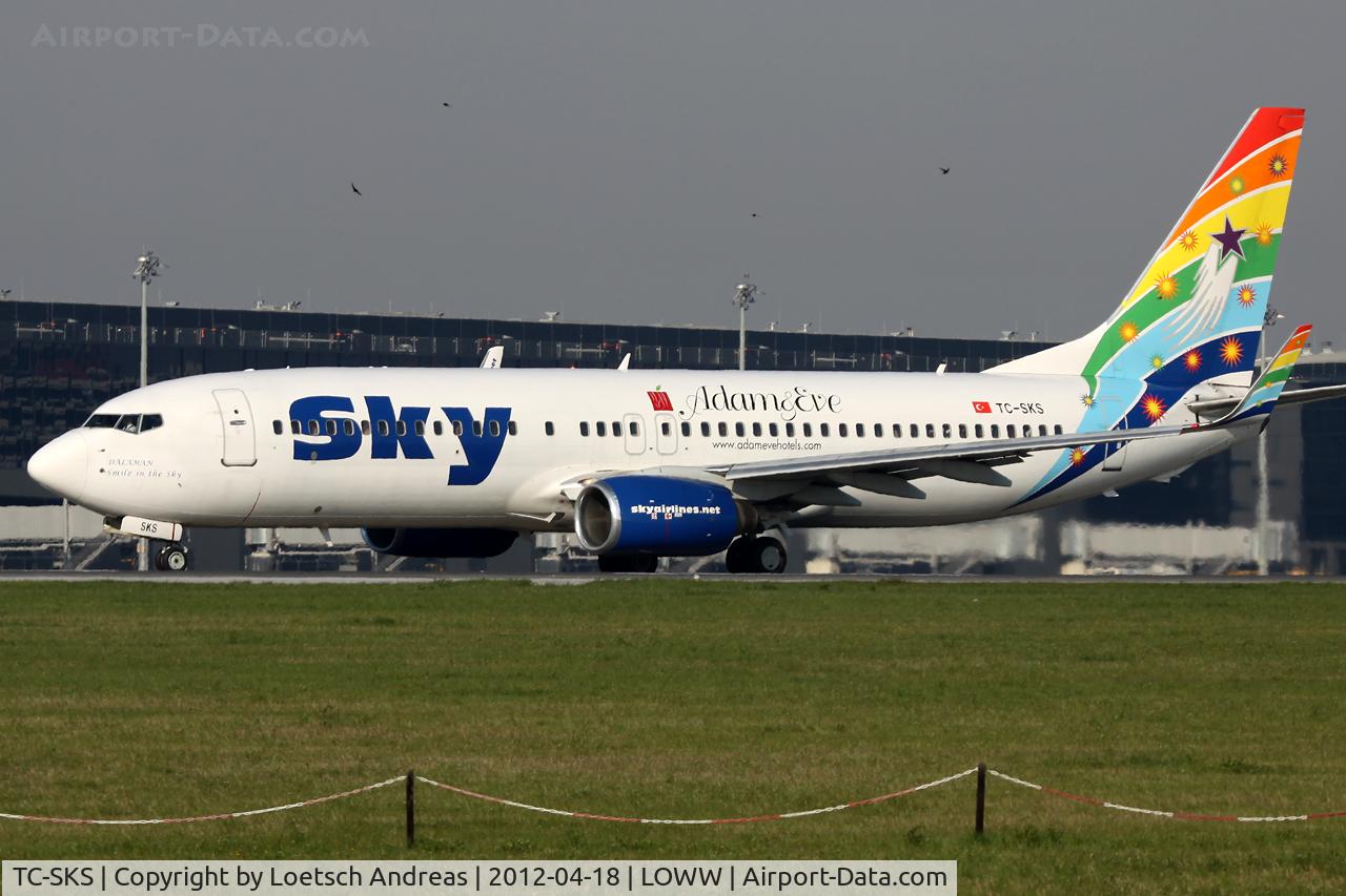 TC-SKS, 2001 Boeing 737-83N C/N 32348, as SHY943