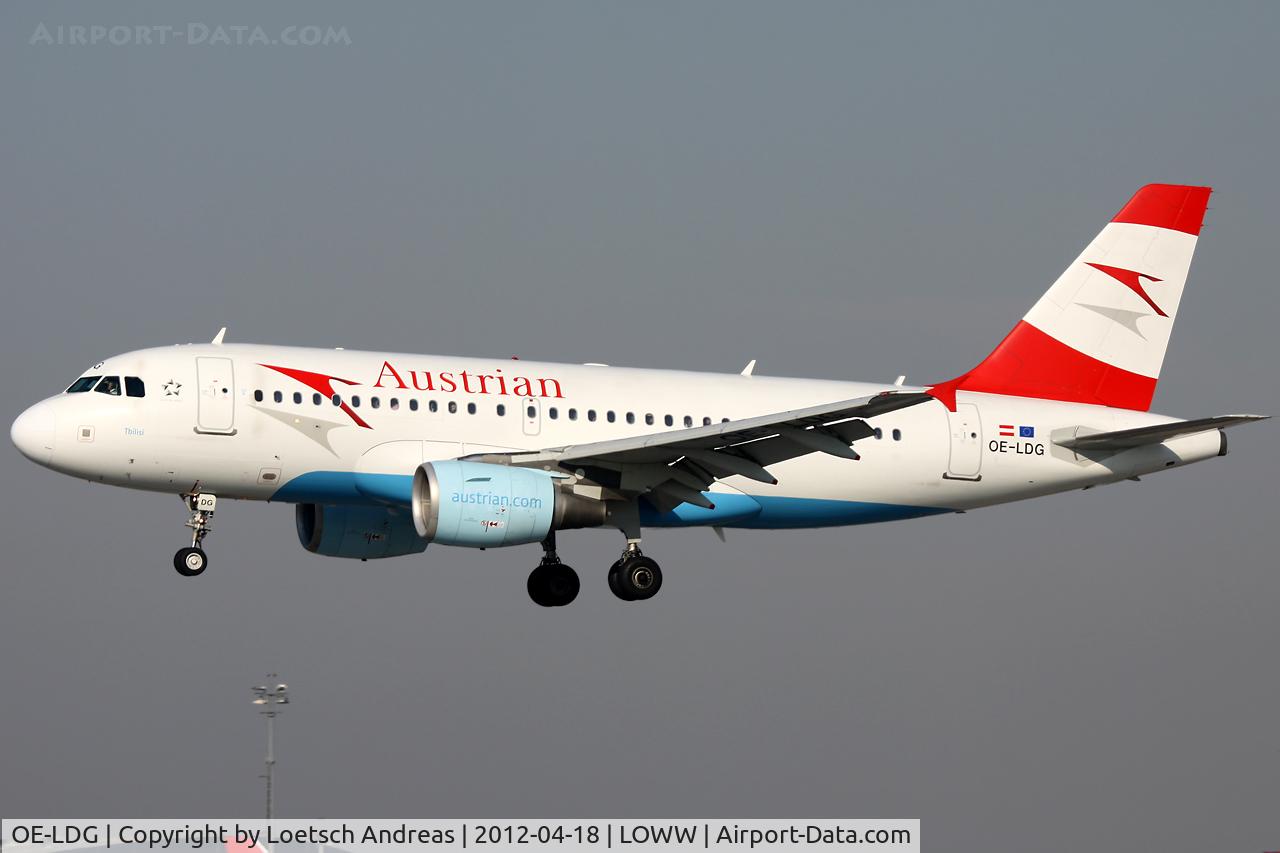OE-LDG, 2006 Airbus A319-112 C/N 2652, OS800 Sofia to Vienna. named 