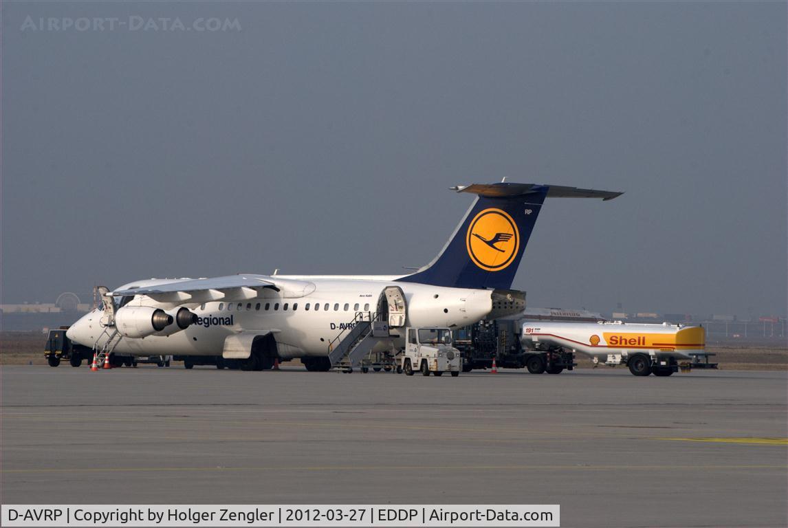 D-AVRP, 1997 British Aerospace Avro 146-RJ85 C/N E.2303, Return flight preparations are running.....