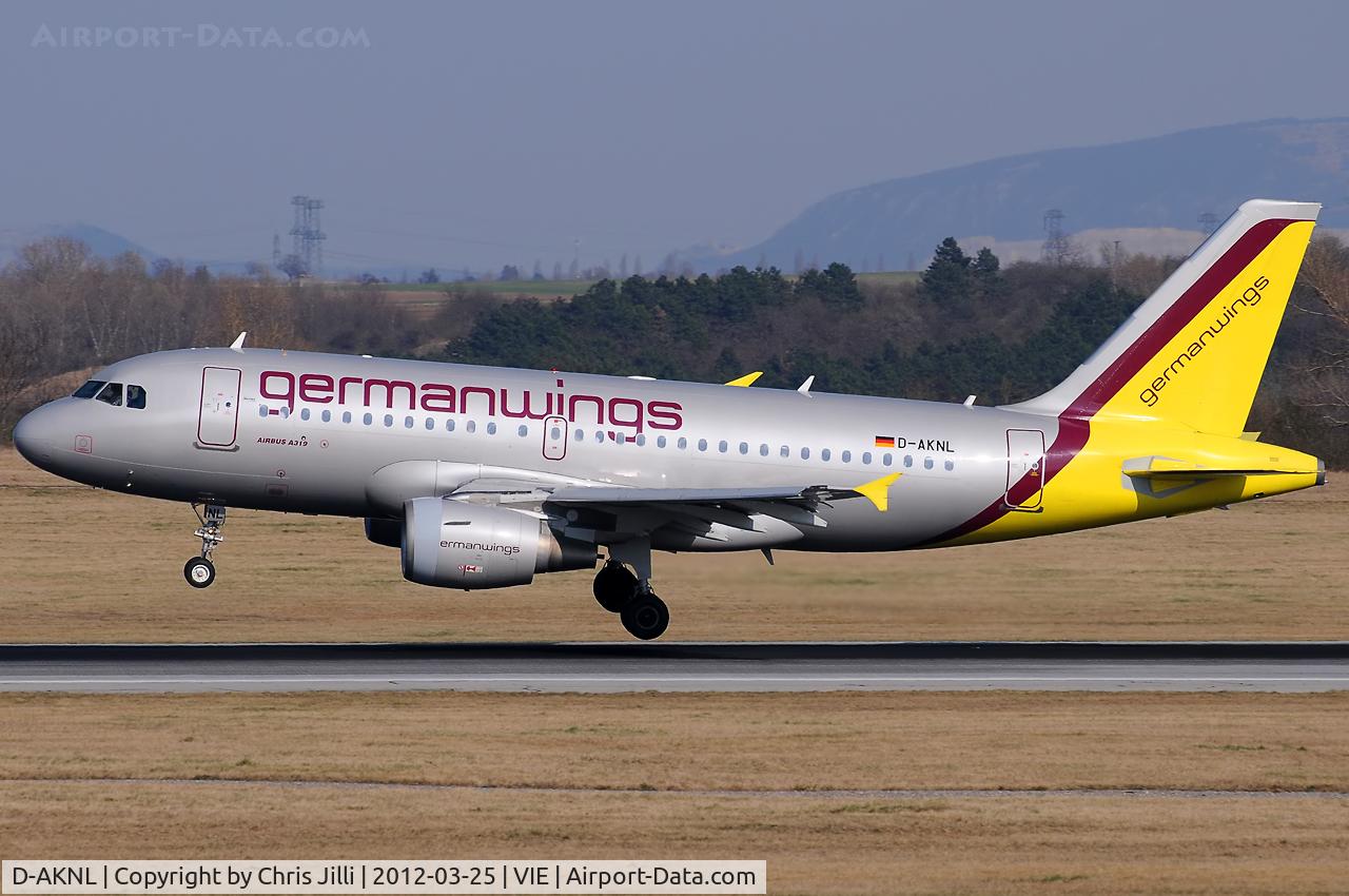 D-AKNL, 1999 Airbus A319-112 C/N 1084, germanwings