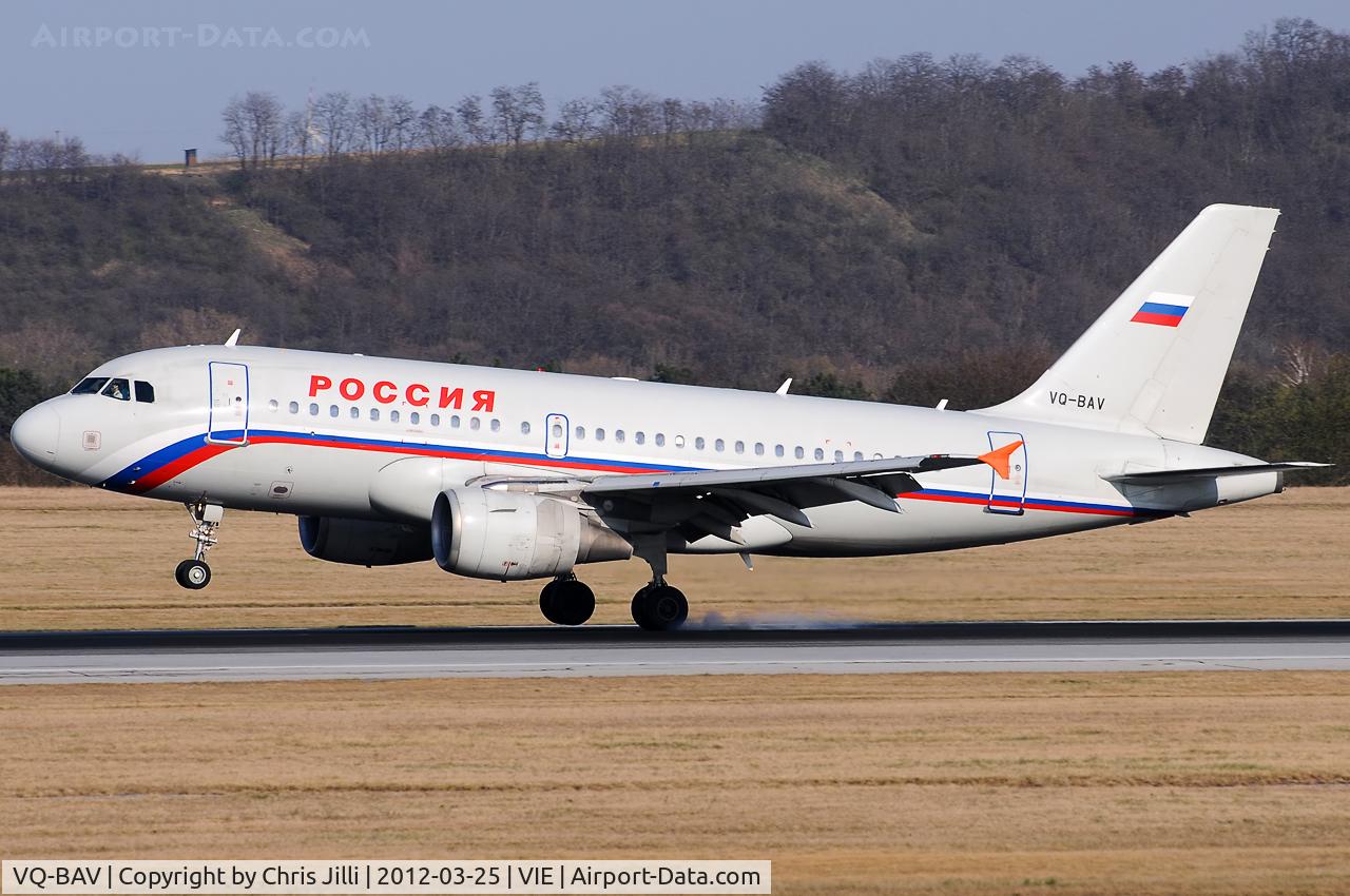 VQ-BAV, 2002 Airbus A319-111 C/N 1743, Rossiya