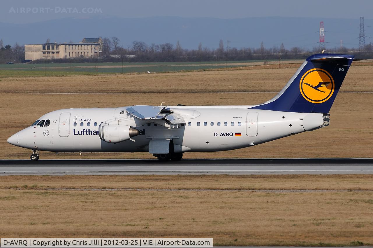 D-AVRQ, 1997 British Aerospace Avro 146-RJ85 C/N E.2304, Lufthansa Regional