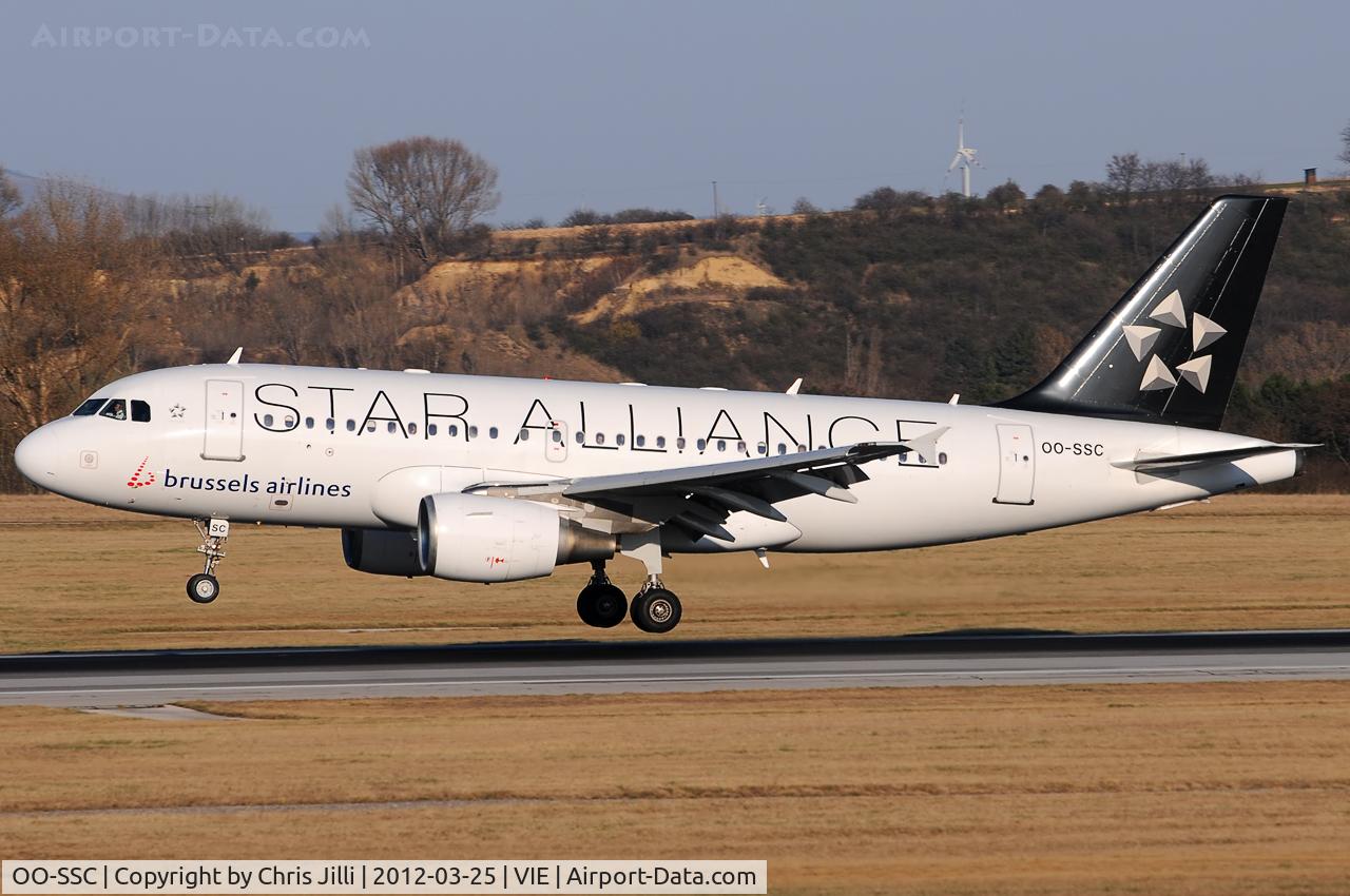 OO-SSC, 1999 Airbus A319-112 C/N 1086, Brussels Airlines