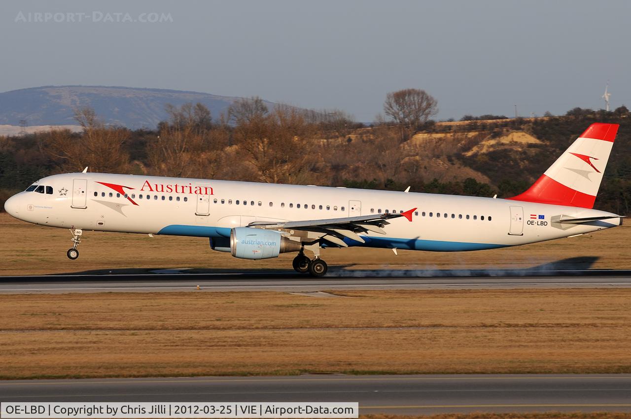 OE-LBD, 1998 Airbus A321-211 C/N 920, Austrian Airlines