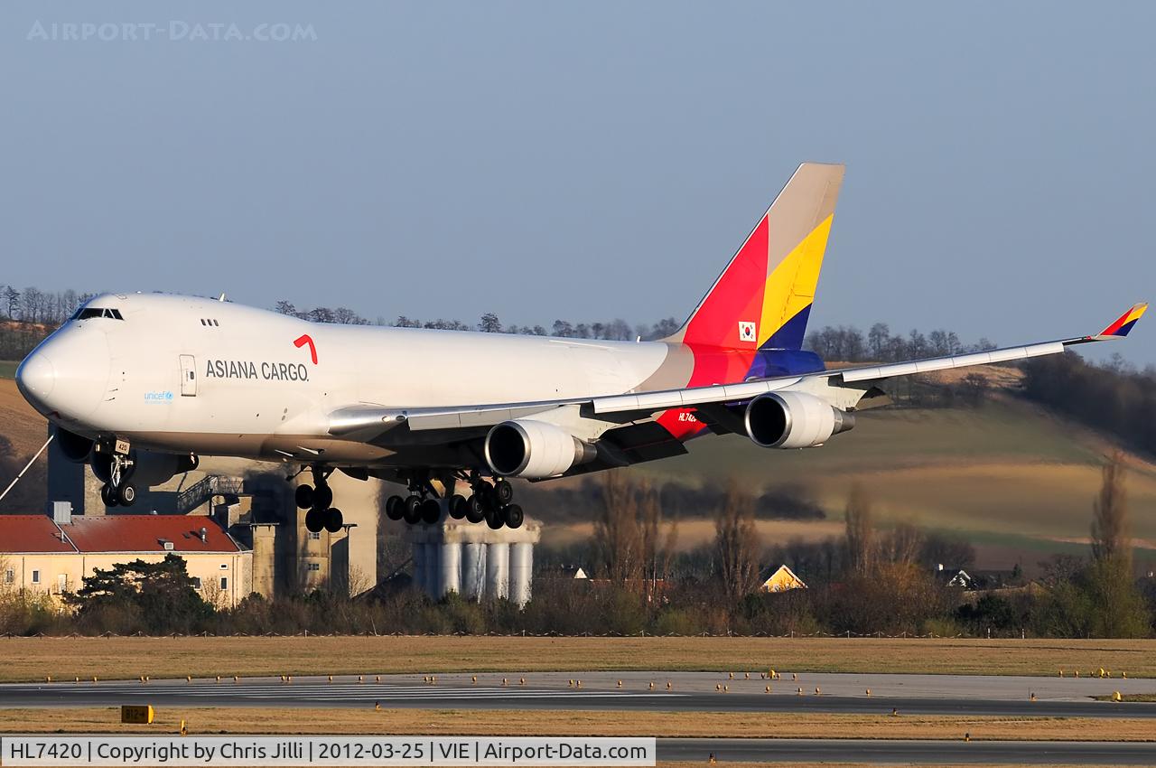 HL7420, 1995 Boeing 747-48EF (SCD) C/N 25783, Asiana Airlines