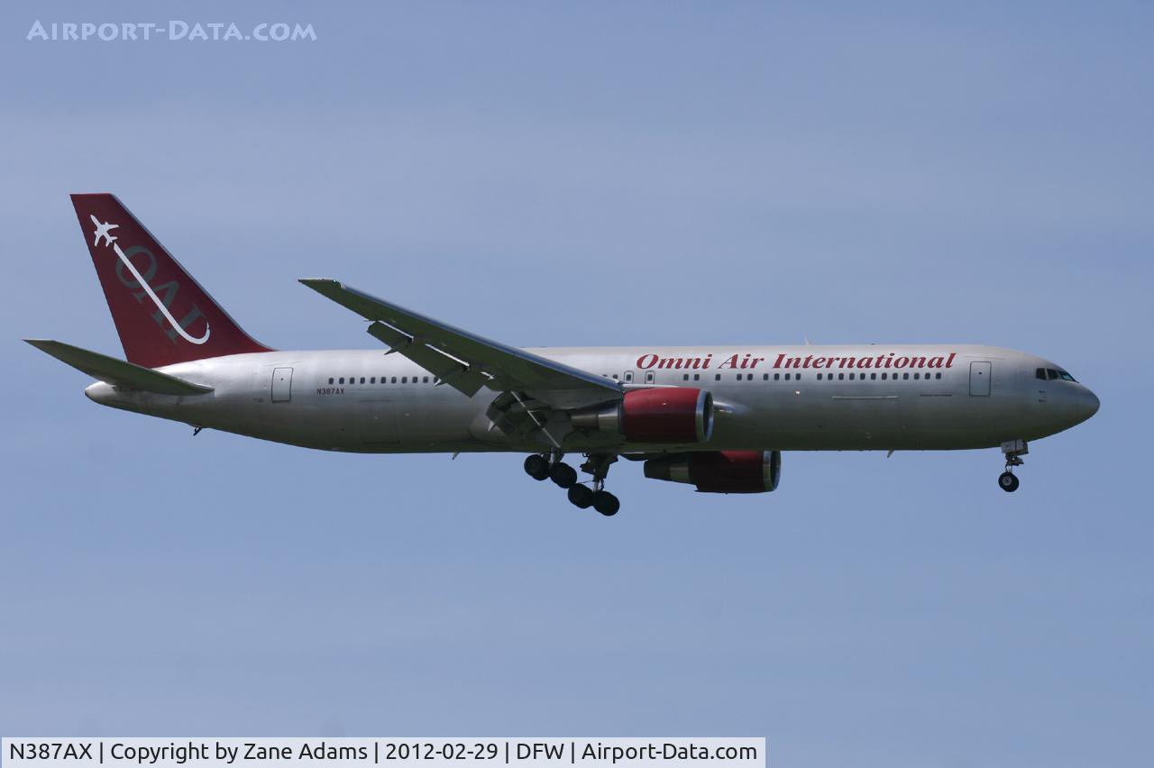 N387AX, 1991 Boeing 767-319/ER C/N 24875, At DFW Airport