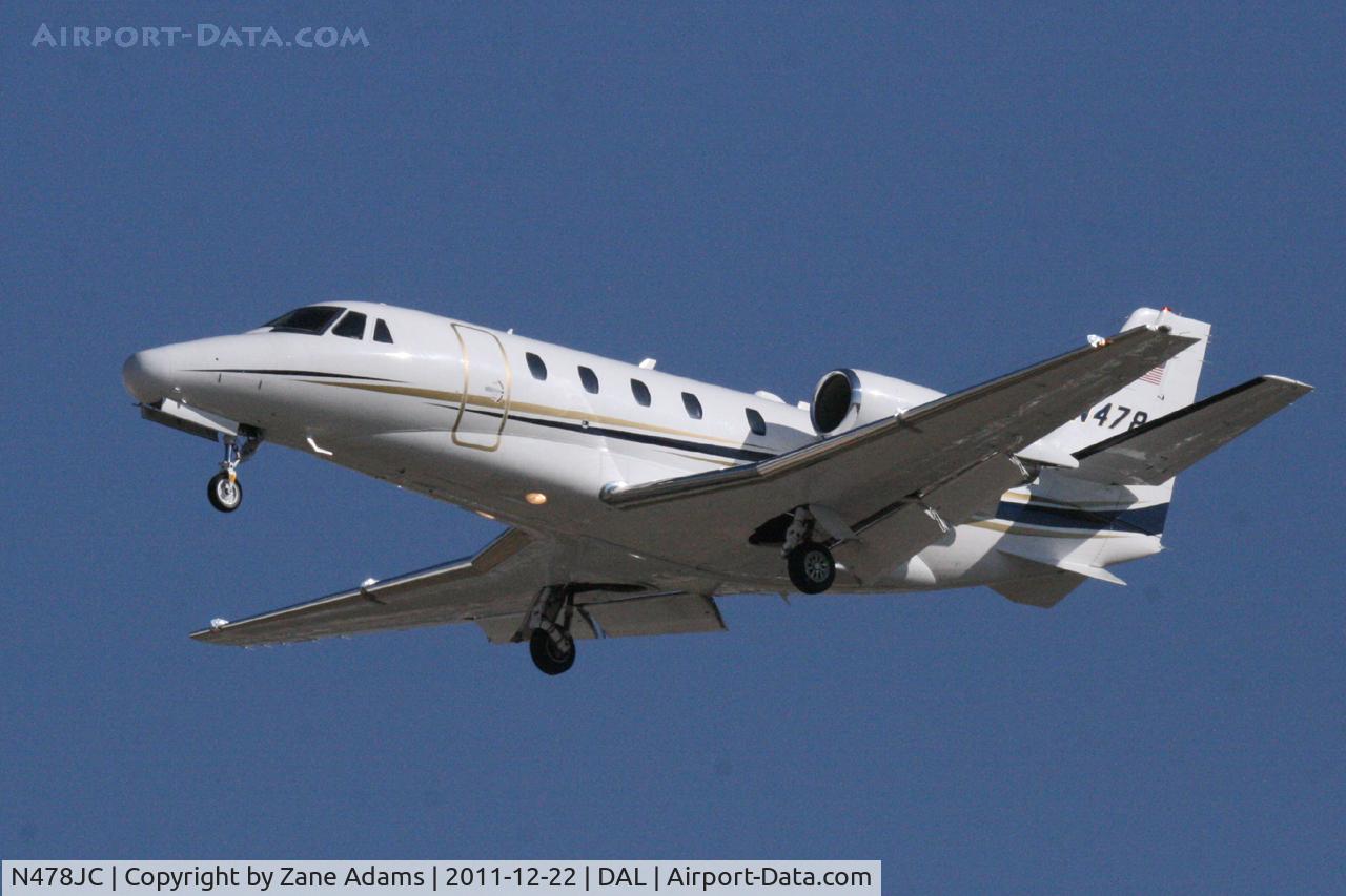 N478JC, 2004 Cessna 560XL C/N 560-5517, Landing at Dallas Love Field