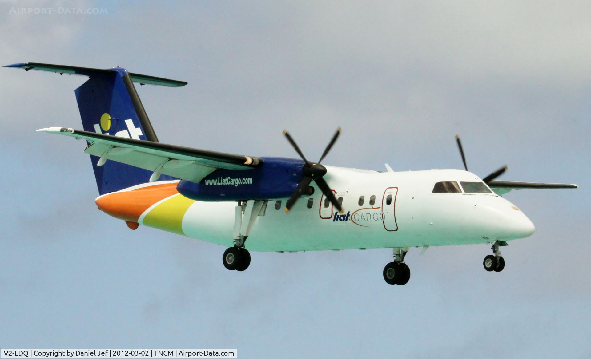V2-LDQ, 1988 De Havilland Canada DHC-8-102 Dash 8 C/N 113, V2-LDQ