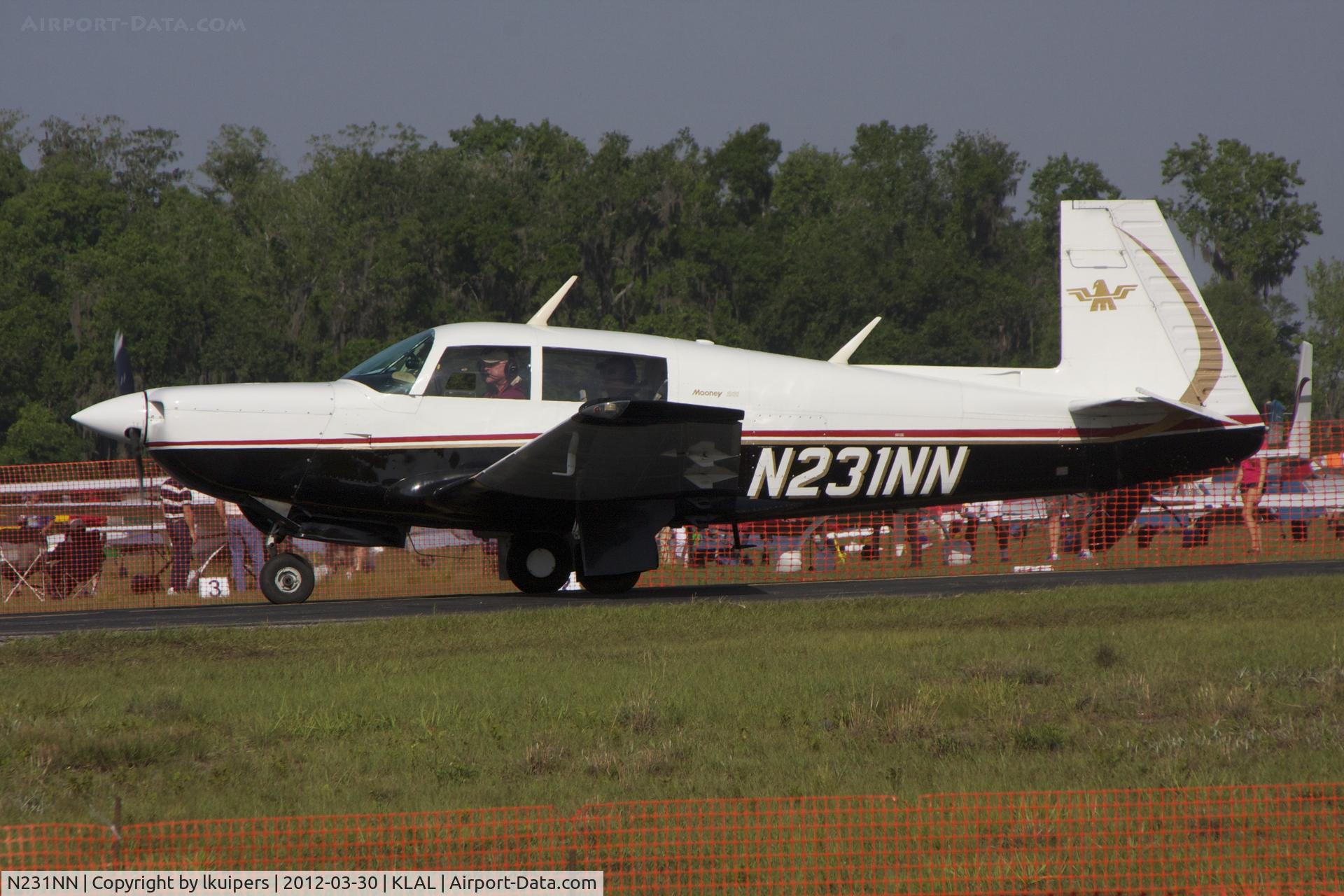 N231NN, 1980 Mooney M20K C/N 25-0326, At Sun 'n Fun 2012