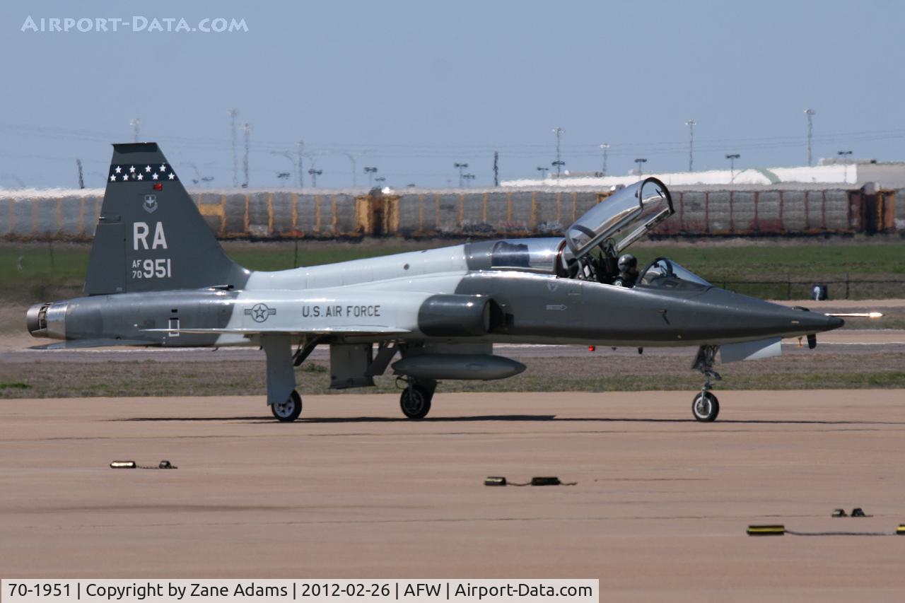 70-1951, 1970 Northrop T-38A Talon C/N T.6284, At Alliance Airport - Fort Worth, TX