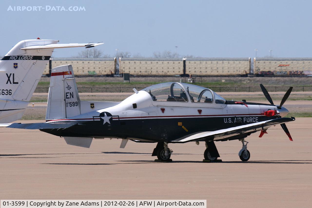 01-3599, 2001 Raytheon T-6A Texan II C/N PT-116, At Alliance Airport - Fort Worth, TX