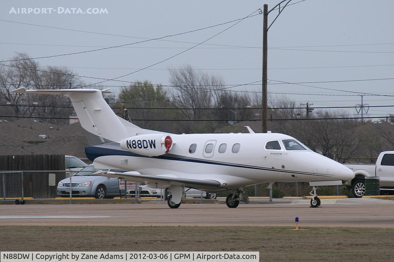 N88DW, 2010 Embraer EMB-500 Phenom 100 C/N 50000178, At Grand Prairie Municipal Airport