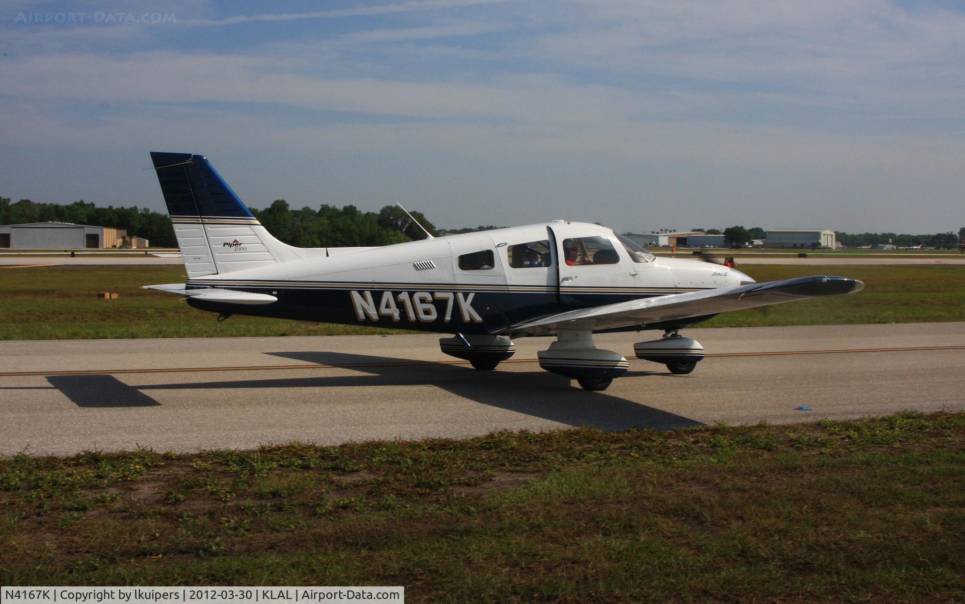 N4167K, 2000 Piper PA-28-181 C/N 2843342, At Sun 'n Fun 2012