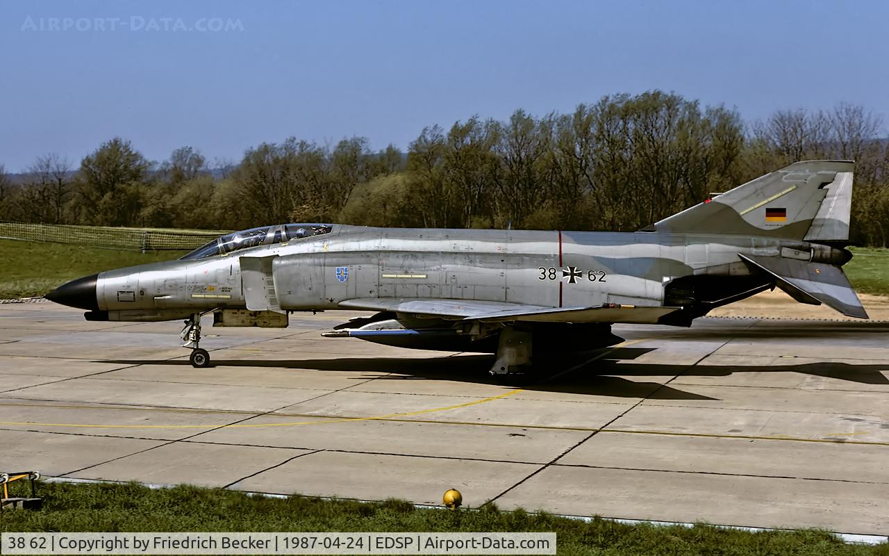 38 62, 1974 McDonnell Douglas F-4F Phantom II C/N 4779, taxying to the active