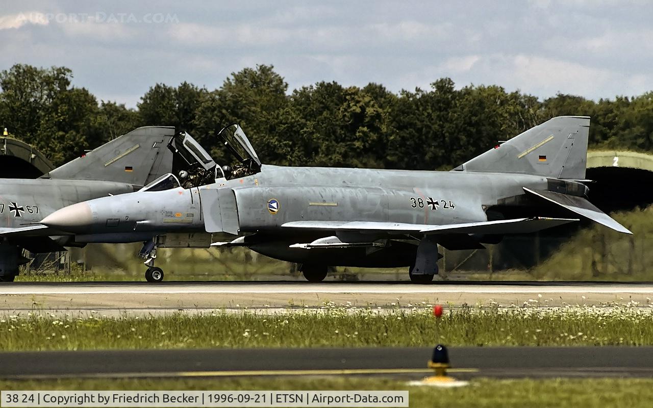 38 24, 1972 McDonnell Douglas F-4F Phantom II C/N 4676, line up for departure