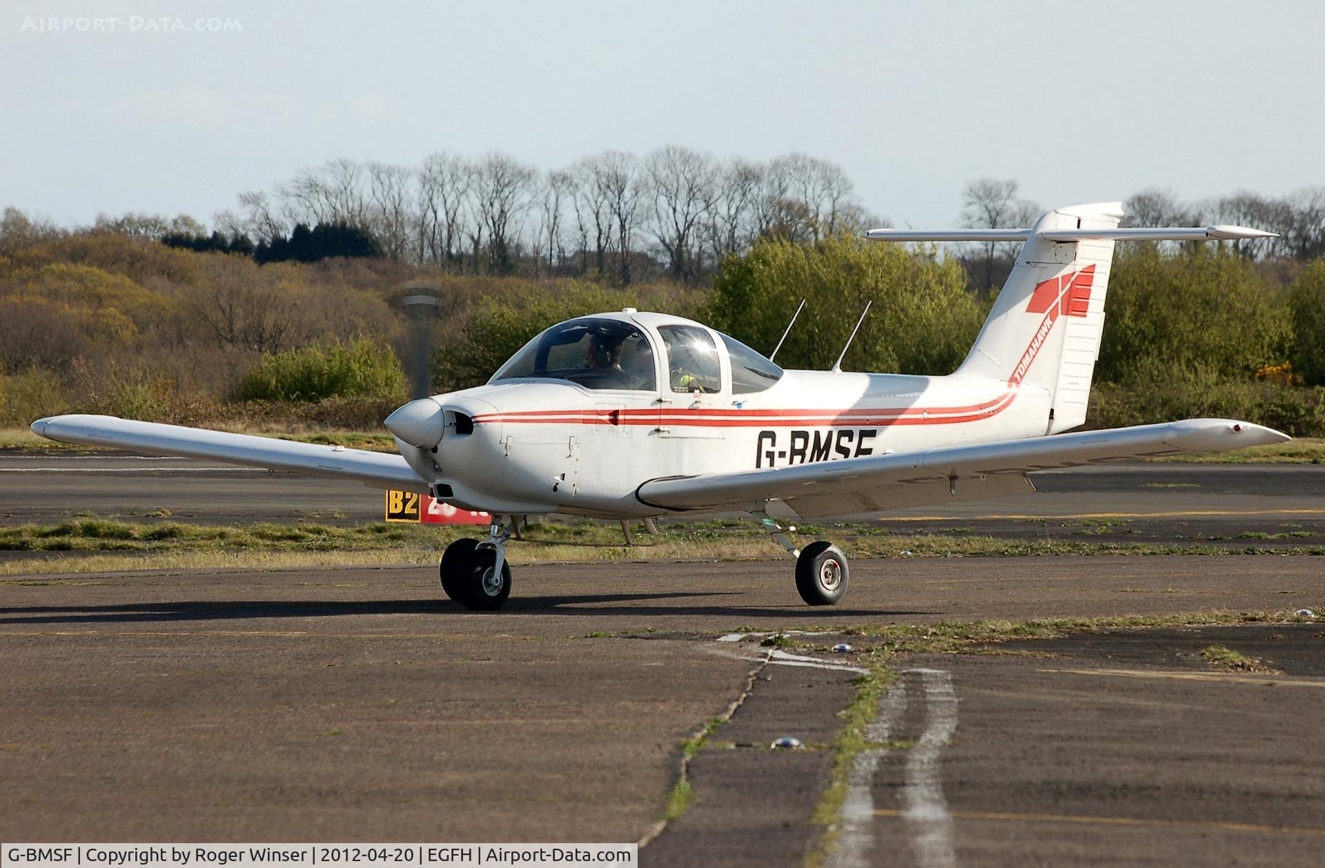 G-BMSF, 1978 Piper PA-38-112 Tomahawk Tomahawk C/N 38-78A0524, Resident Tomahawk operated by Cambrian Flying Club.