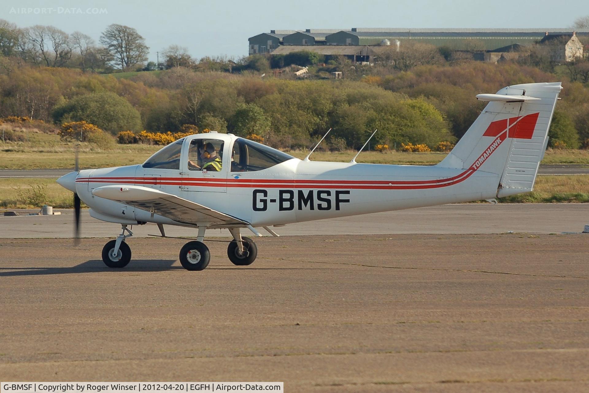 G-BMSF, 1978 Piper PA-38-112 Tomahawk Tomahawk C/N 38-78A0524, Resident Tomahawk operated by Cambrian Flying Club.