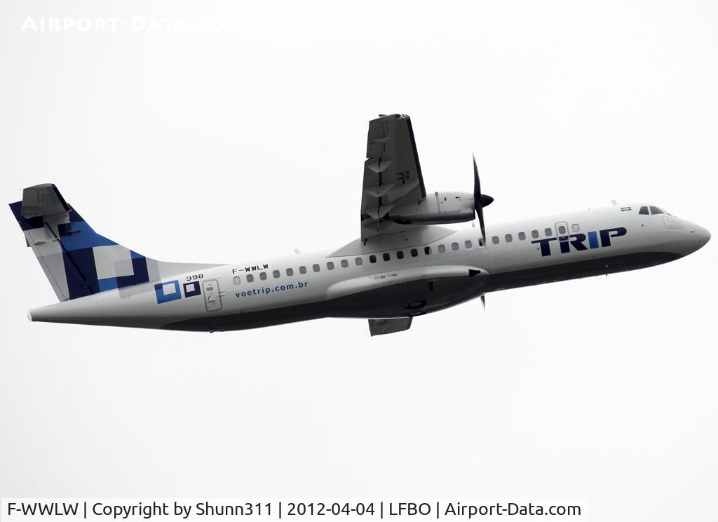 F-WWLW, 2012 ATR 72-600 C/N 998, C/n 998 - To be PR-TKM