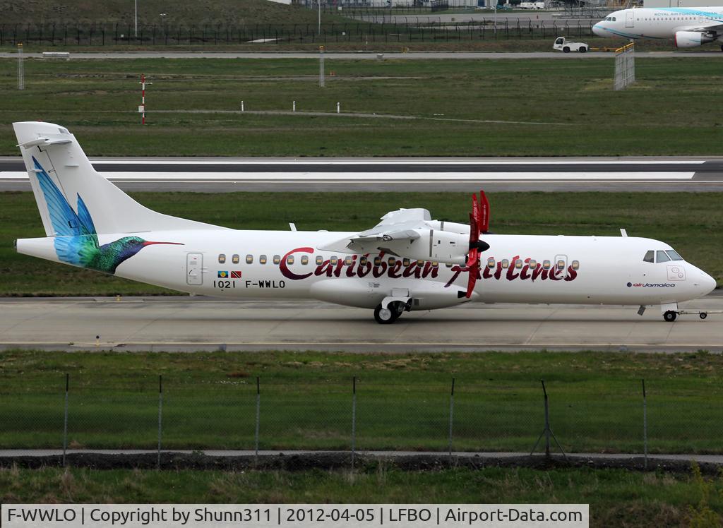 F-WWLO, 2012 ATR 72-600 (72-212A) C/N 1021, C/n 1021 - To be 9Y-TTF