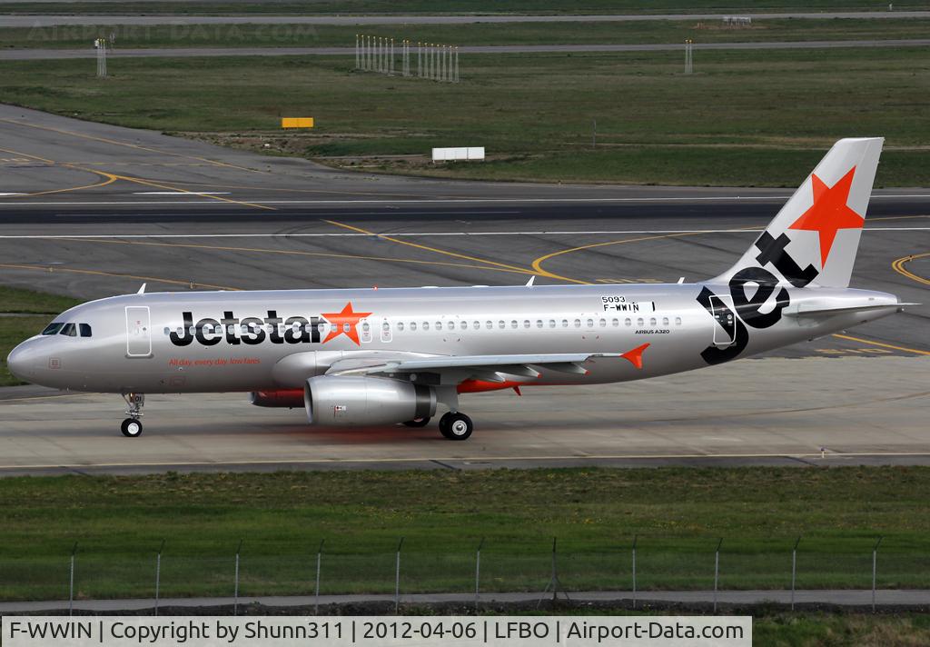 F-WWIN, 2012 Airbus A320-232 C/N 5093, C/n 5093 - To be JA01JJ - First for JetStar Japan