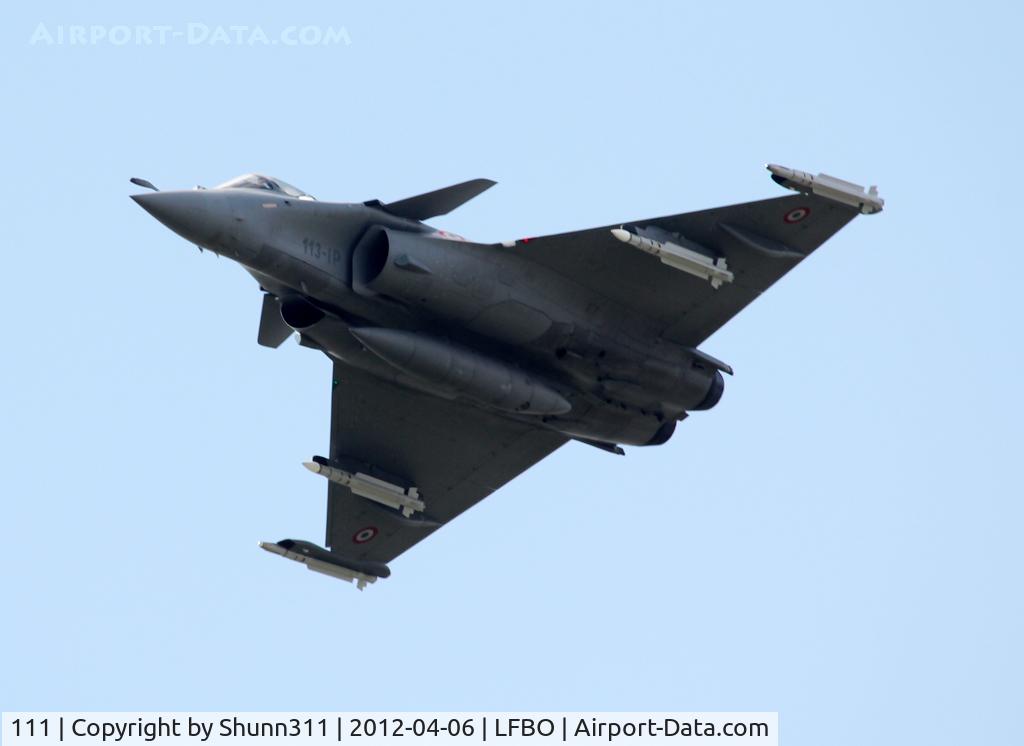 111, Dassault Rafale C C/N 075, Passing above rwy 14L