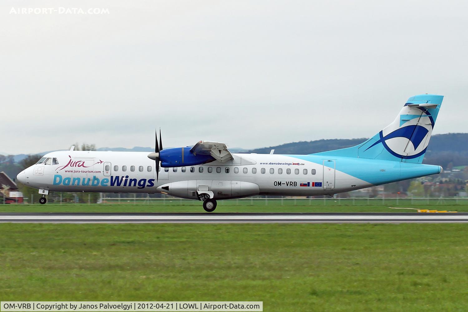 OM-VRB, 1993 ATR 72-202 C/N 367, Danube Wings ATR ATR72-202 with 