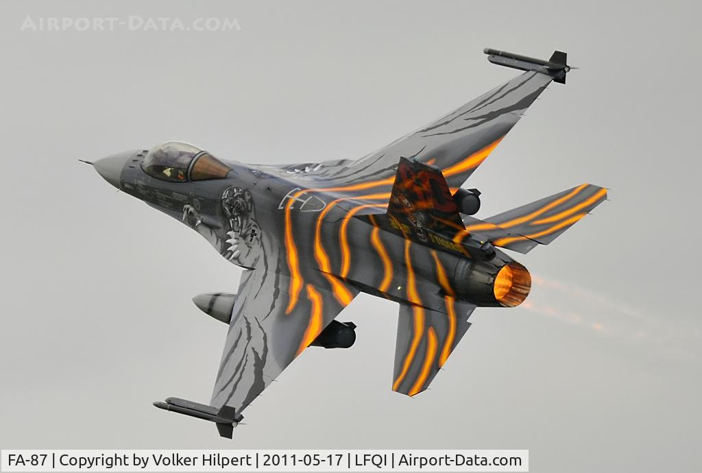 FA-87, SABCA F-16AM Fighting Falcon C/N 6H-87, Tiger Meet 2011